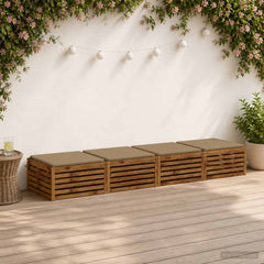 Seat Cushions SOEST Polyester Taupe