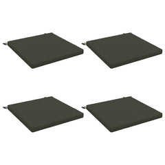 Seat Cushions SOEST 4 pcs 100% Polyester Anthracite 2
