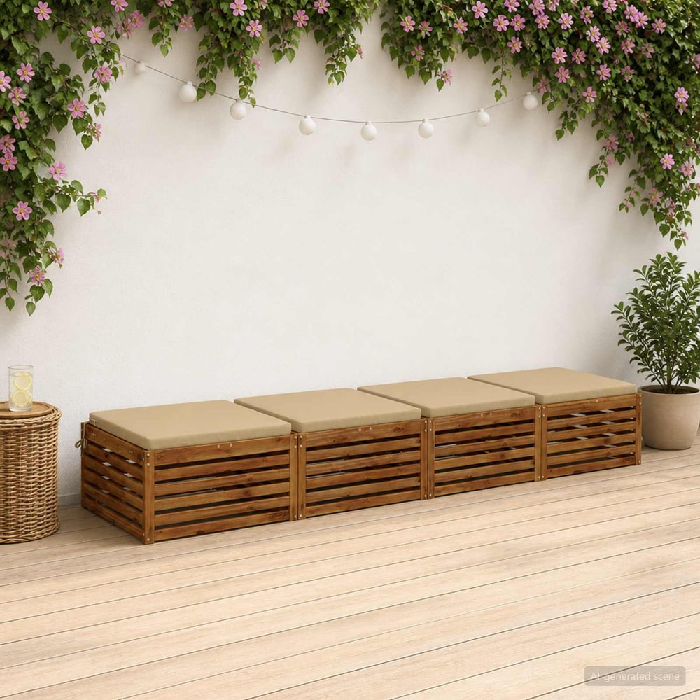 Seat Cushions SOEST Polyester Beige