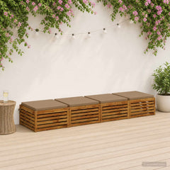 Seat Cushions SOEST Polyester Taupe