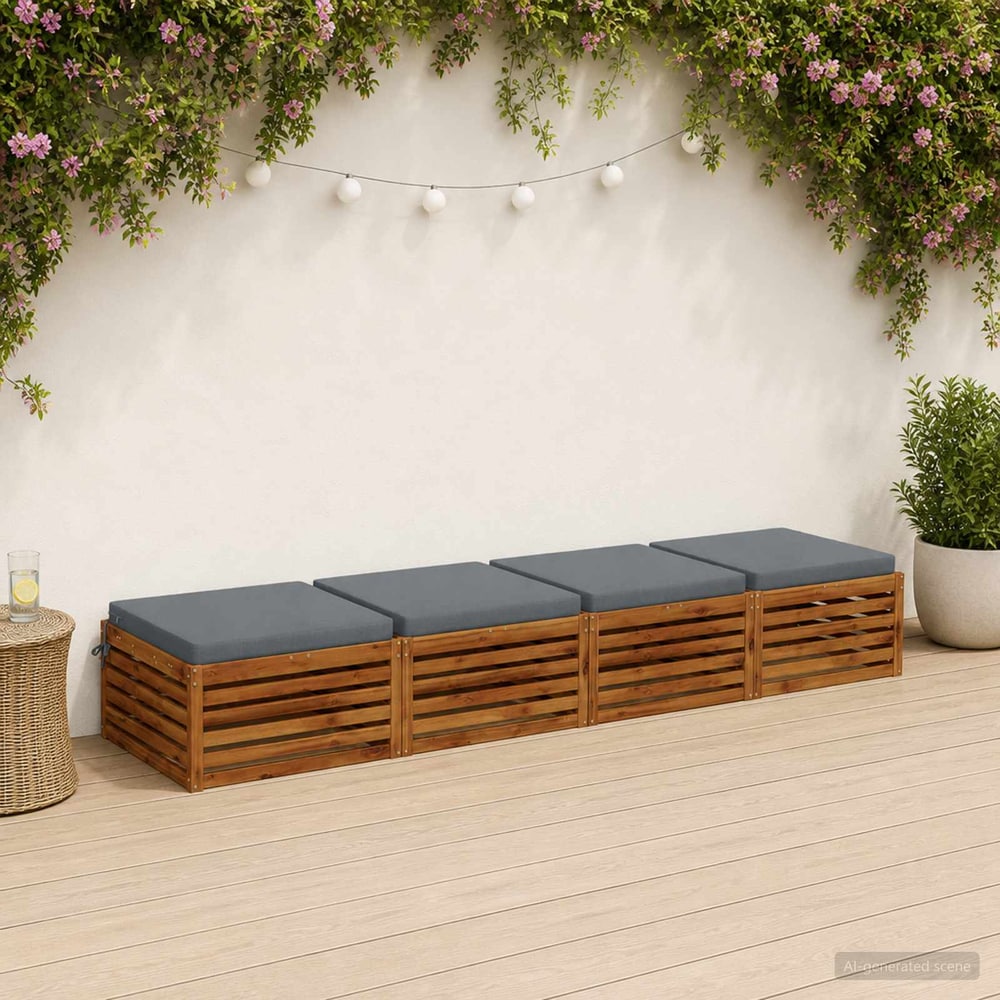 Seat Cushions SOEST Polyester Blue