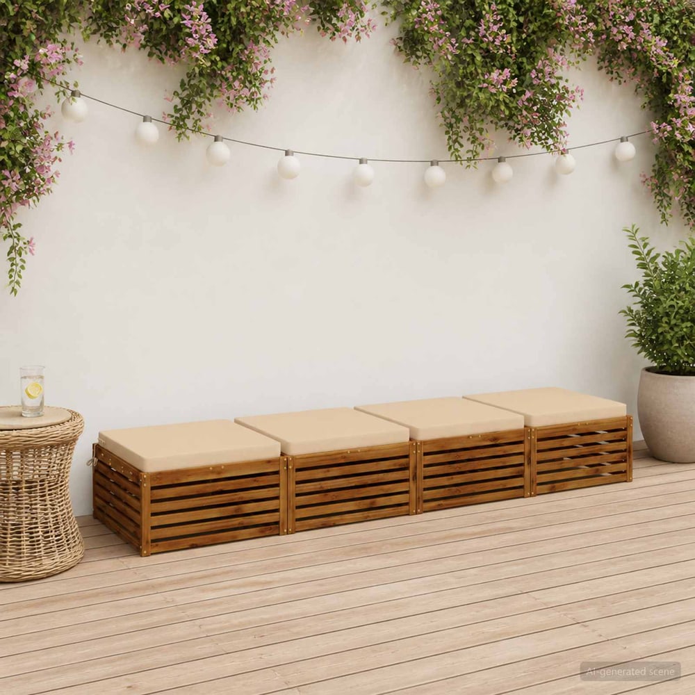 Seat Cushions SOEST Polyester Cream