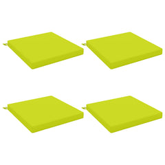 Seat Cushions SOEST 4 pcs 100% Polyester Bright Green 2