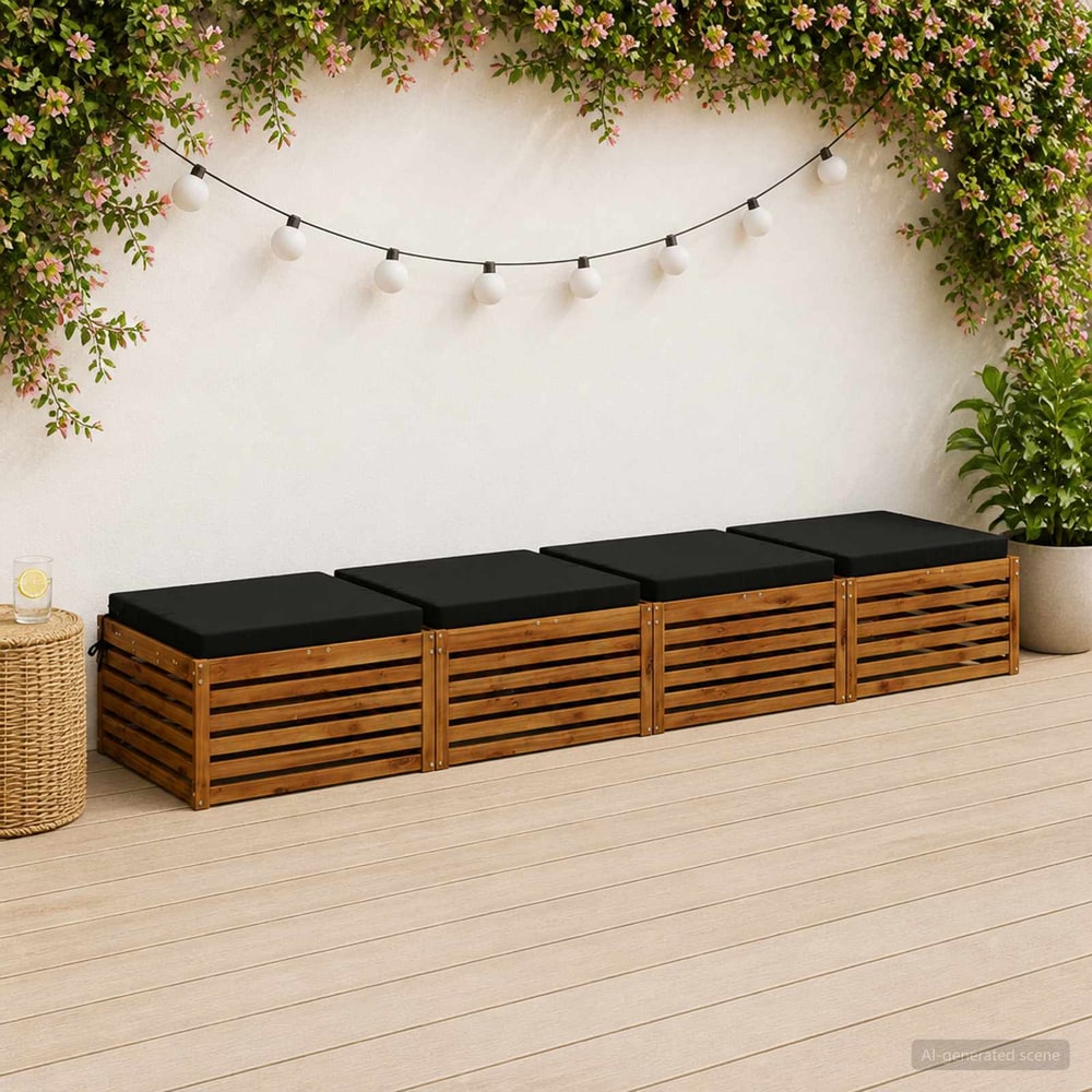 Seat Cushions SOEST Polyester Black
