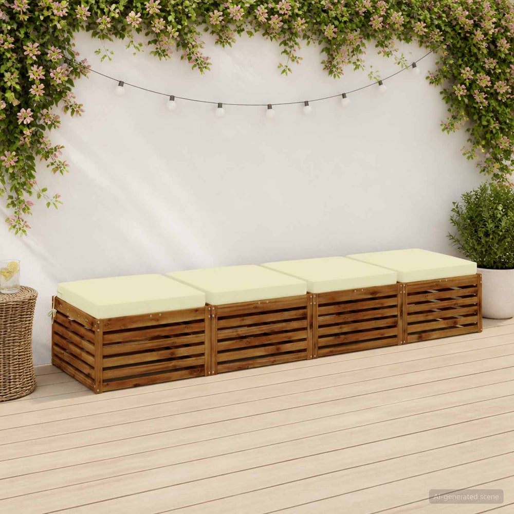 Seat Cushions SOEST Polyester Cream
