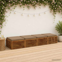 Seat Cushions SOEST Polyester Taupe