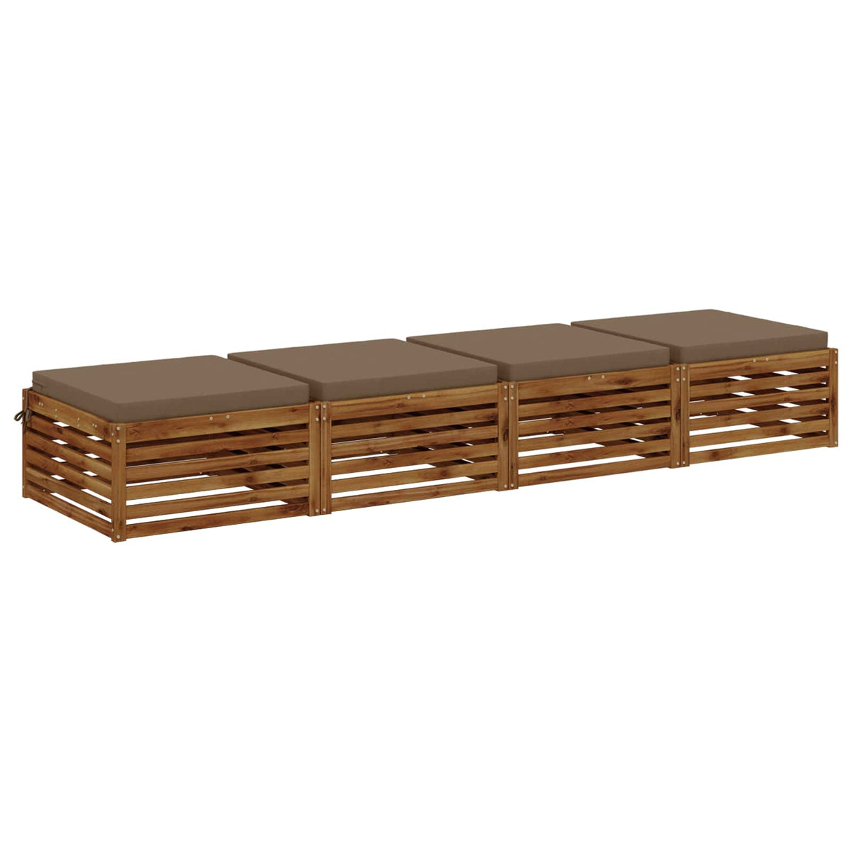 Seat Cushions SOEST Polyester Taupe