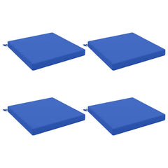Seat Cushions SOEST 4 pcs 100% Polyester Royal Blue 2