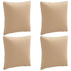 vidaXL Back Cushion PUTTEN 4 pcs 100% Polyester Sand 40 x 40 x 15 cm 2