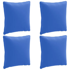 vidaXL Back Cushion PUTTEN 4 pcs 100% Polyester Royal Blue 2