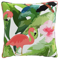 vidaXL Back Cushion PUTTEN 4 pcs 100% Polyester Multicolour 4