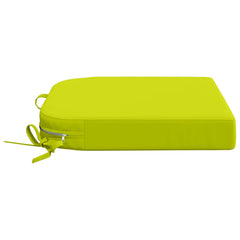 vidaXL 4-Piece Seat Cushions SOEST 4 pcs 100% Polyester Bright Green 4