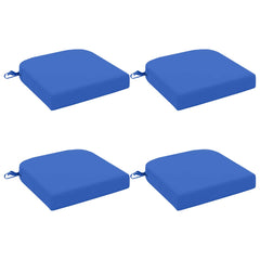 vidaXL 4-Piece Seat Cushions SOEST 4 pcs 100% Polyester Royal Blue 2