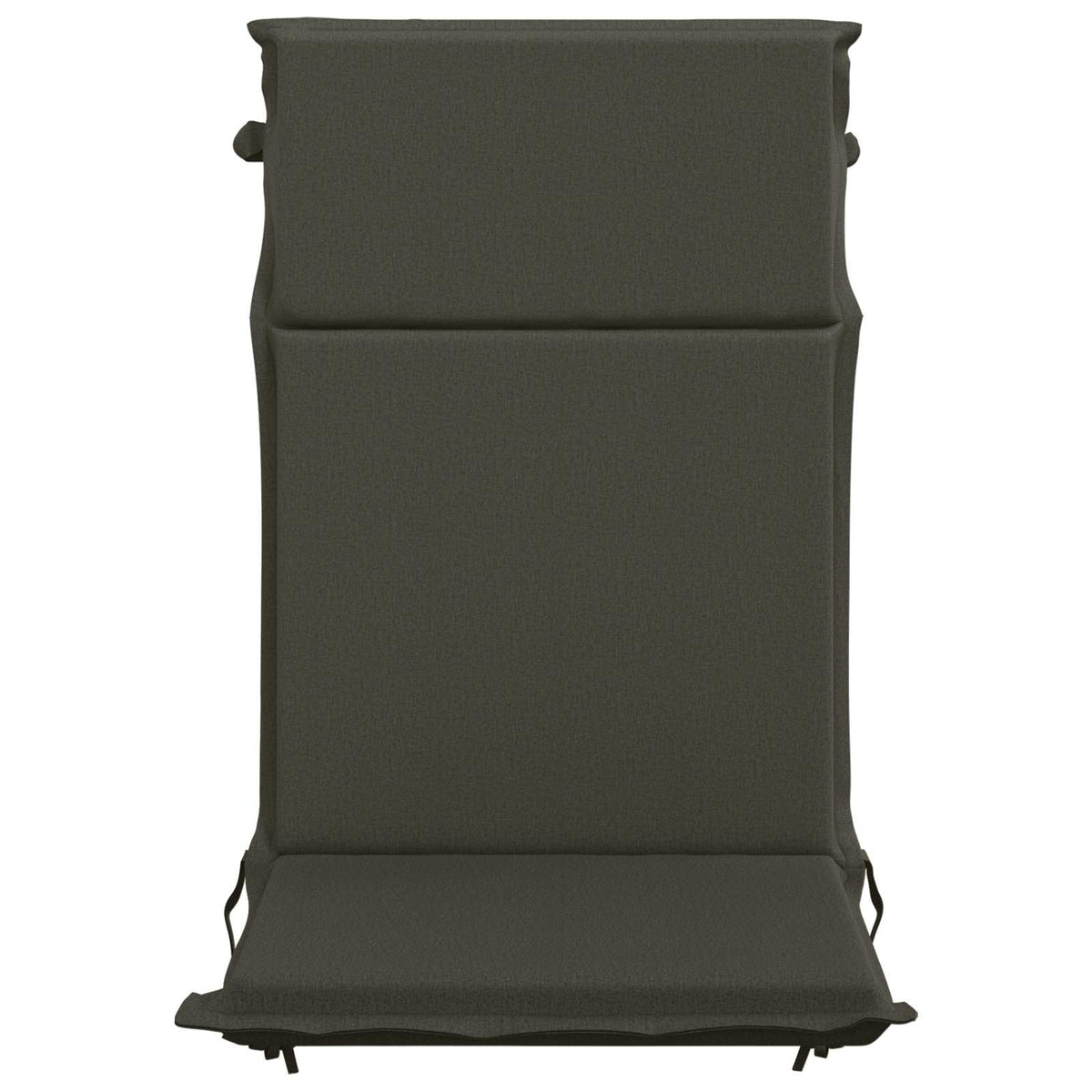 vidaXL High Back Chair Cushion GEMERT 2 pcs 100% Polyester Anthracite 4