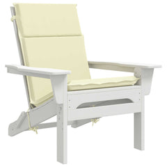 vidaXL High Back Chair Cushion GEMERT 2 pcs 100% Polyester Cream 3