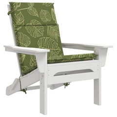 vidaXL High Back Chair Cushion GEMERT 2 pcs 100% Polyester Leaf Design 3