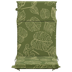 High Back Chair Cushion GEMERT Polyester Leaf Design