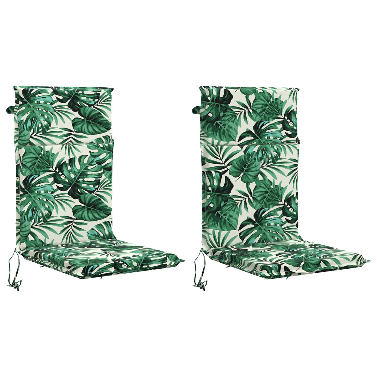 vidaXL High Back Chair Cushion GEMERT 2 pcs 100% Polyester 2