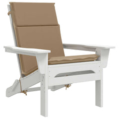 vidaXL High Back Chair Cushion GEMERT 2 pcs 100% Polyester Taupe 3