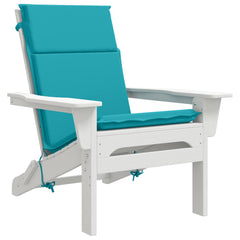 vidaXL High Back Chair Cushion GEMERT 2 pcs 100% Polyester Turquoise 3