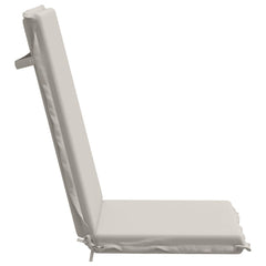 High Back Chair Cushion GEMERT 100% Polyester White 4 pcs White (melange)