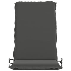 High Back Chair Cushion GEMERT 100% Polyester 4 pcs Anthracite (polyester)