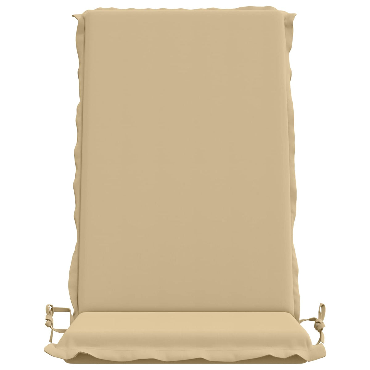 vidaXL High Back Chair Cushion GEMERT 2 pcs 100% Polyester Beige 4
