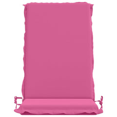 vidaXL High Back Chair Cushion GEMERT 2 pcs 100% Polyester Pink 4