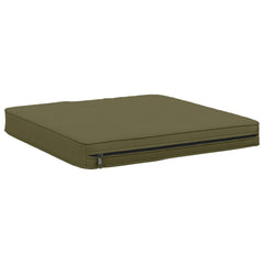 vidaXL 4-Piece Seat Cushions VUGHT 4 pcs 100% Polyester Olive Green 5