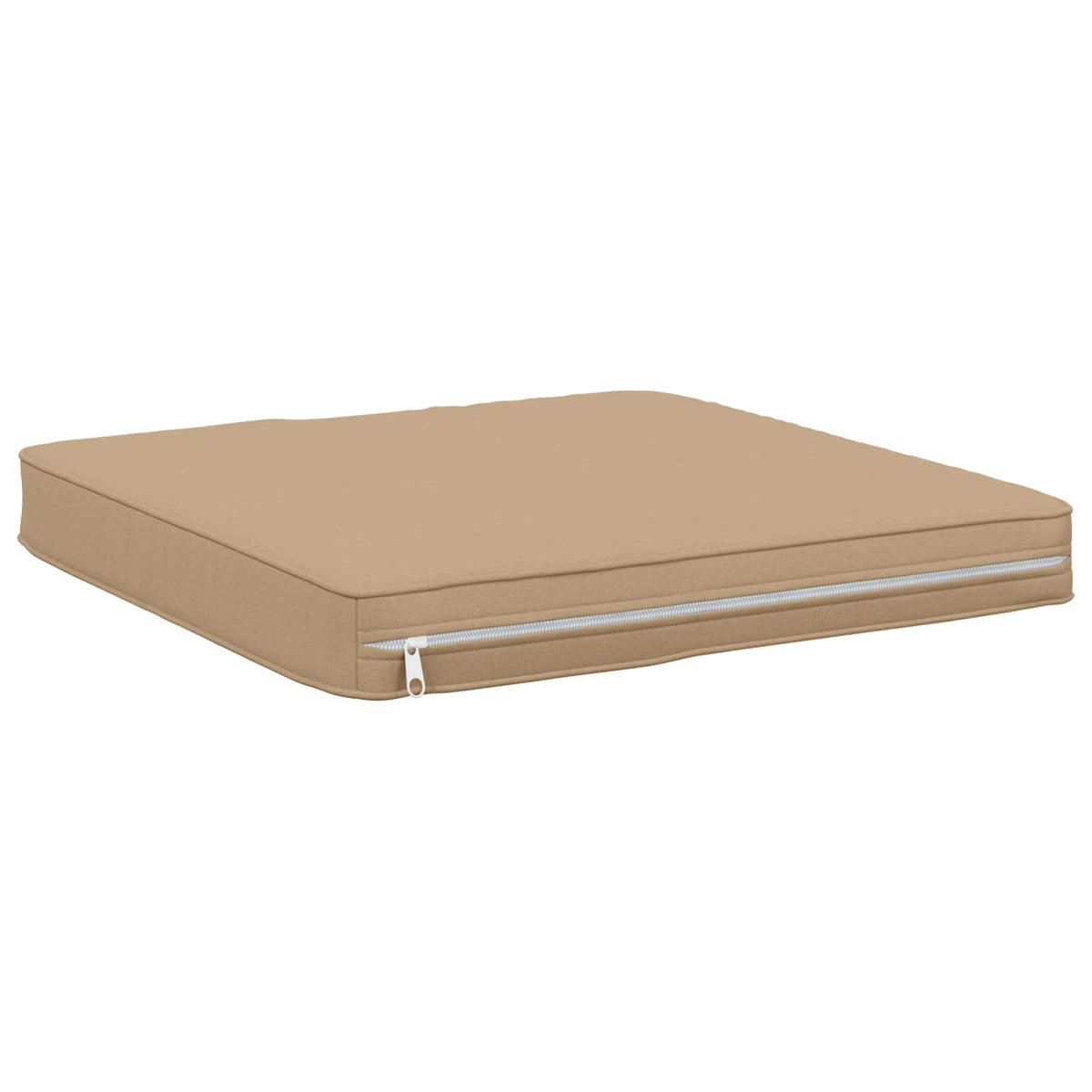 vidaXL 4-Piece Seat Cushions VUGHT 4 pcs 100% Polyester Sand 5
