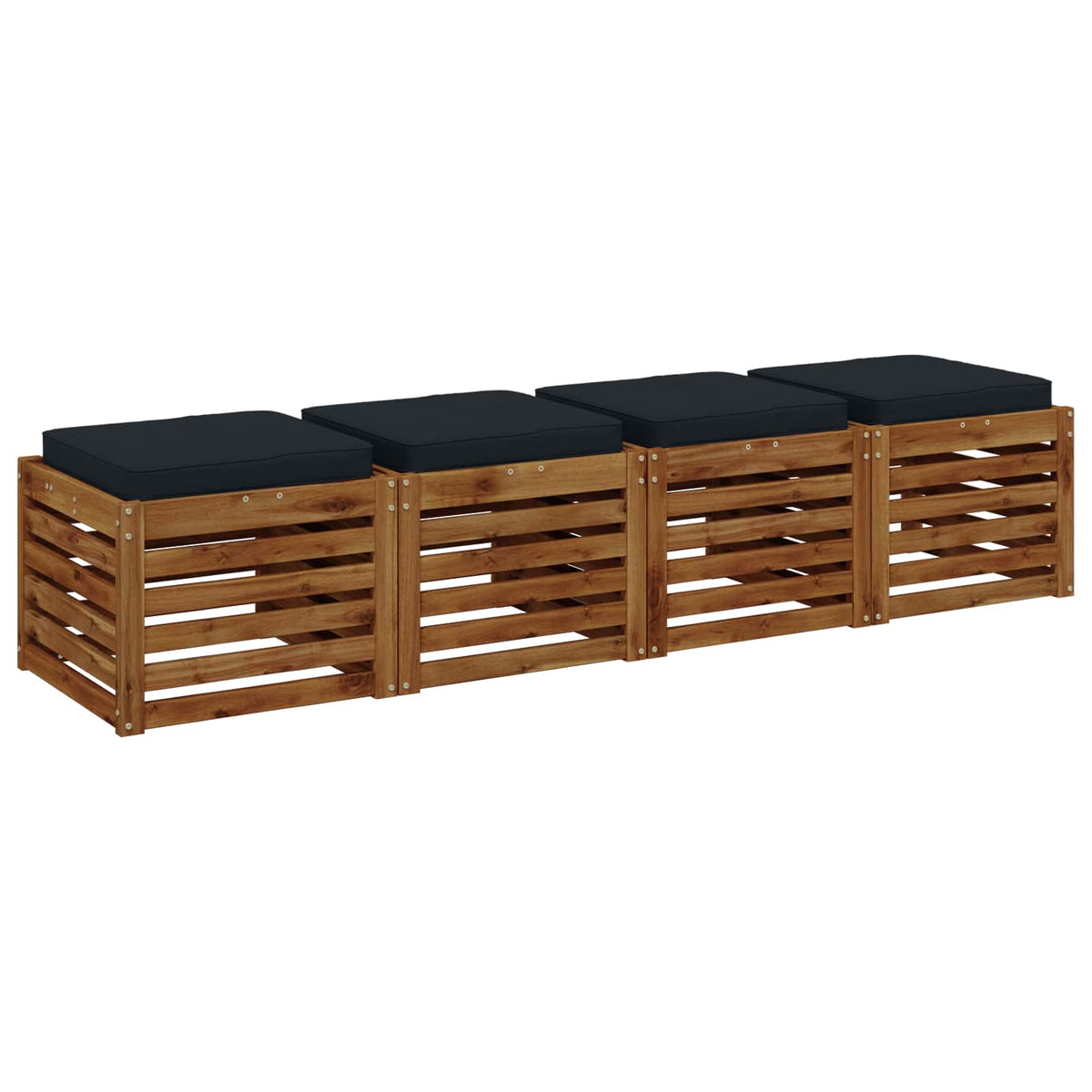 4-Piece Seat Cushions in Dark Blue, image 3