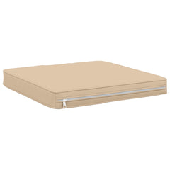 vidaXL 4-Piece Seat Cushions VUGHT 4 pcs 100% Polyester Cream 5
