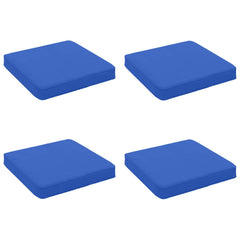 vidaXL 4-Piece Seat Cushions VUGHT 4 pcs 100% Polyester Royal Blue 2