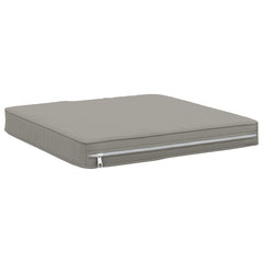 vidaXL 4-Piece Seat Cushions VUGHT 4 pcs 100% Polyester Grey 5