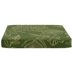 vidaXL 4-Piece Seat Cushions VUGHT 4 pcs 100% Polyester Leaf Design 4