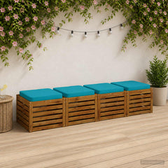 Seat Cushions VUGHT Polyester Depth Turquoise