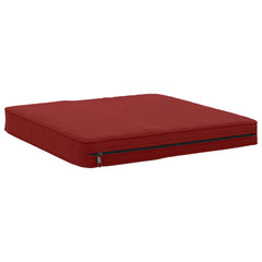 vidaXL 4-Piece Seat Cushions VUGHT 4 pcs 100% Polyester Wine Red 5