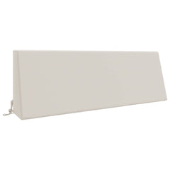 vidaXL Back Cushion SOEST 100% Polyester White 120 x 20 x 40 cm 2