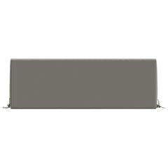 vidaXL Back Cushion SOEST 100% Polyester Grey 120 x 20 x 40 cm 4