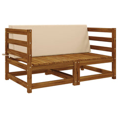vidaXL Back Cushion SOEST 100% Polyester Cream 120 x 20 x 40 cm 3