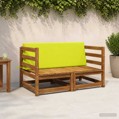 vidaXL Back Cushion SOEST 100% Polyester Bright green 120 x 20 x 40 cm 1