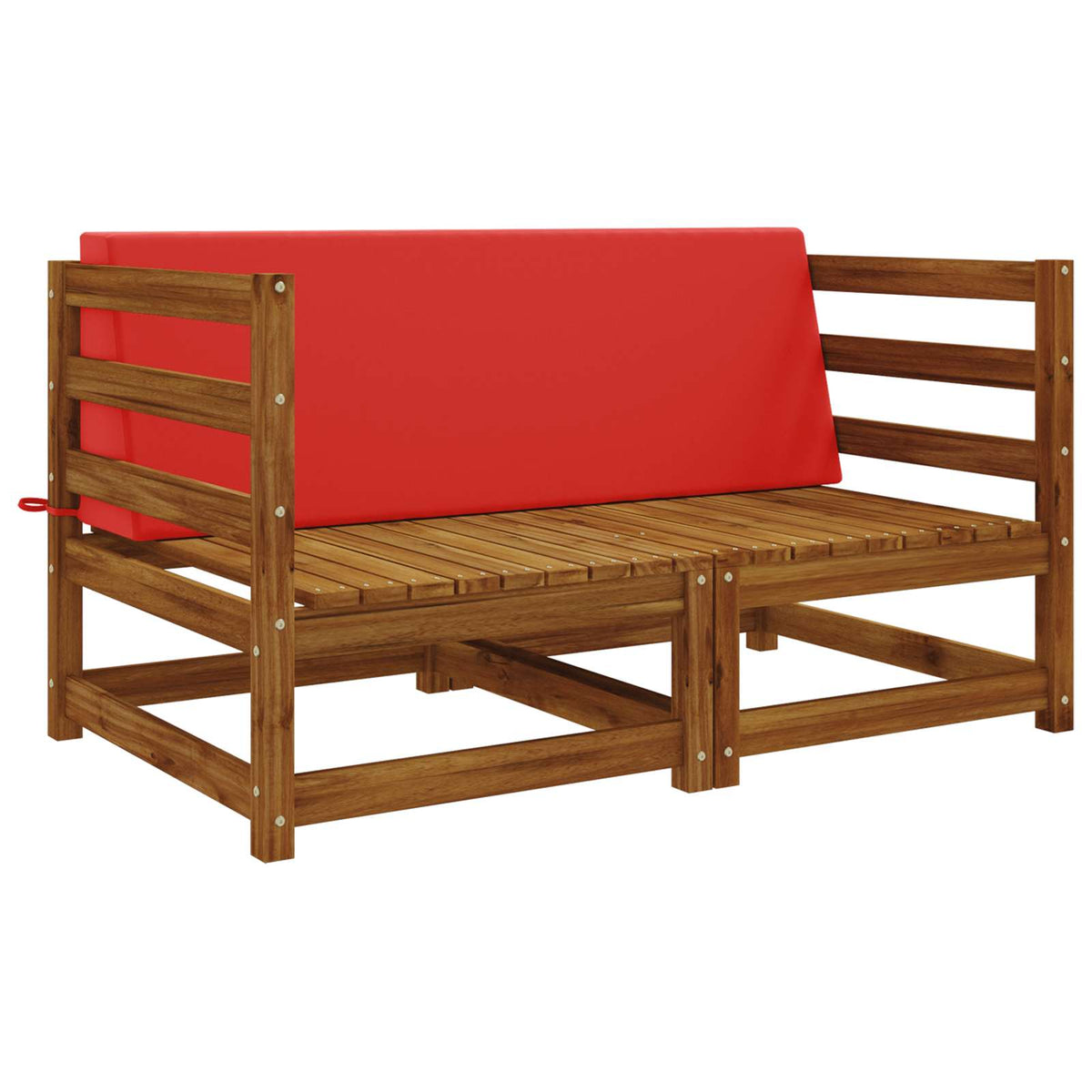 vidaXL Back Cushion SOEST 100% Polyester Red 120 x 20 x 40 cm 3