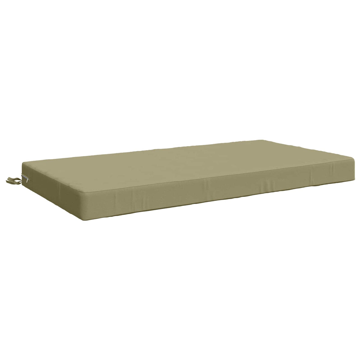 vidaXL Seat Cushion SOEST 100% Polyester Light Green 120 x 60 x 10 cm 2