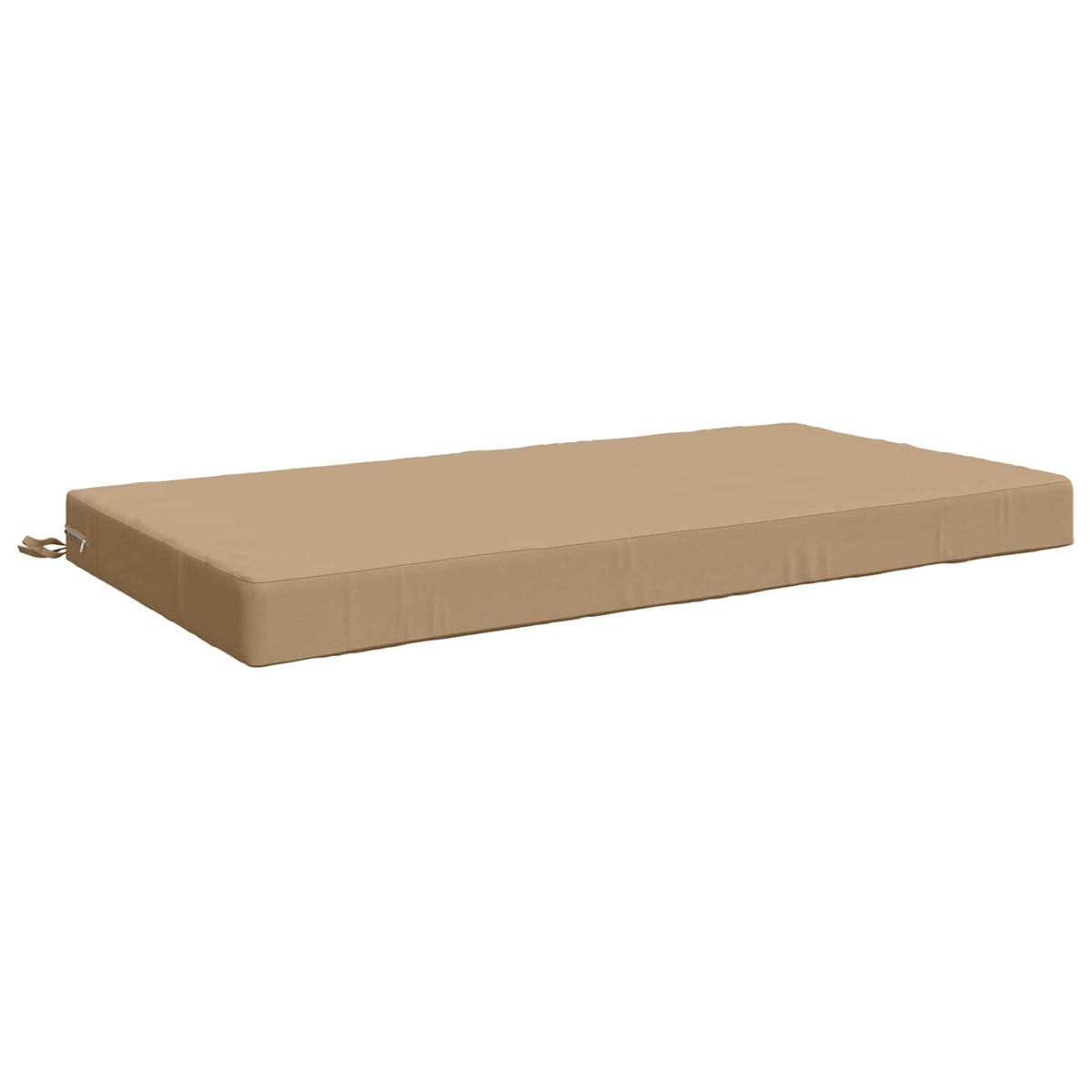 vidaXL Seat Cushion SOEST 100% Polyester Sand 120 x 60 x 10 cm 2