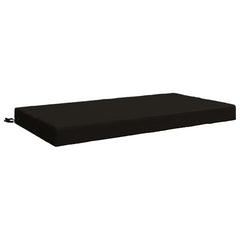 vidaXL Seat Cushion SOEST 100% Polyester Black 120 x 60 x 10 cm 2