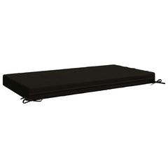 vidaXL Seat Cushion SOEST 100% Polyester Black 120 x 60 x 10 cm 5