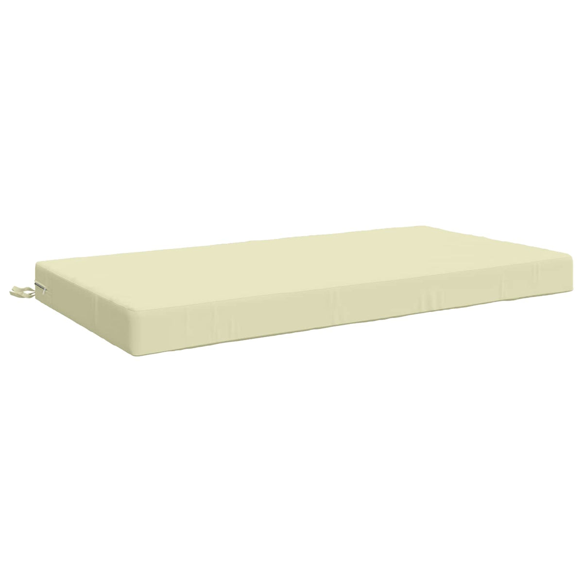 vidaXL Seat Cushion SOEST 100% Polyester Cream 120 x 60 x 10 cm 2