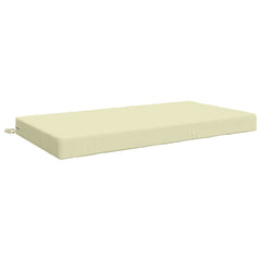 vidaXL Seat Cushion SOEST 100% Polyester Cream 120 x 60 x 10 cm 2