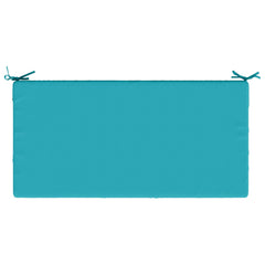 vidaXL Seat Cushion SOEST 100% Polyester Turquoise 120 x 60 x 10 cm 6