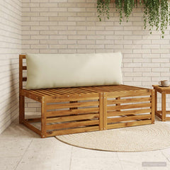 Back Cushion PUTTEN 100% Polyester Melange 120 x 40 x 15 cm Light Green